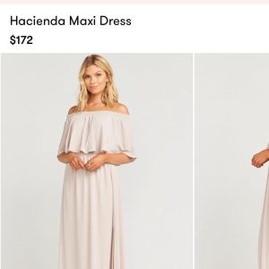 Show me your MuMu maxi bridesmaid dress